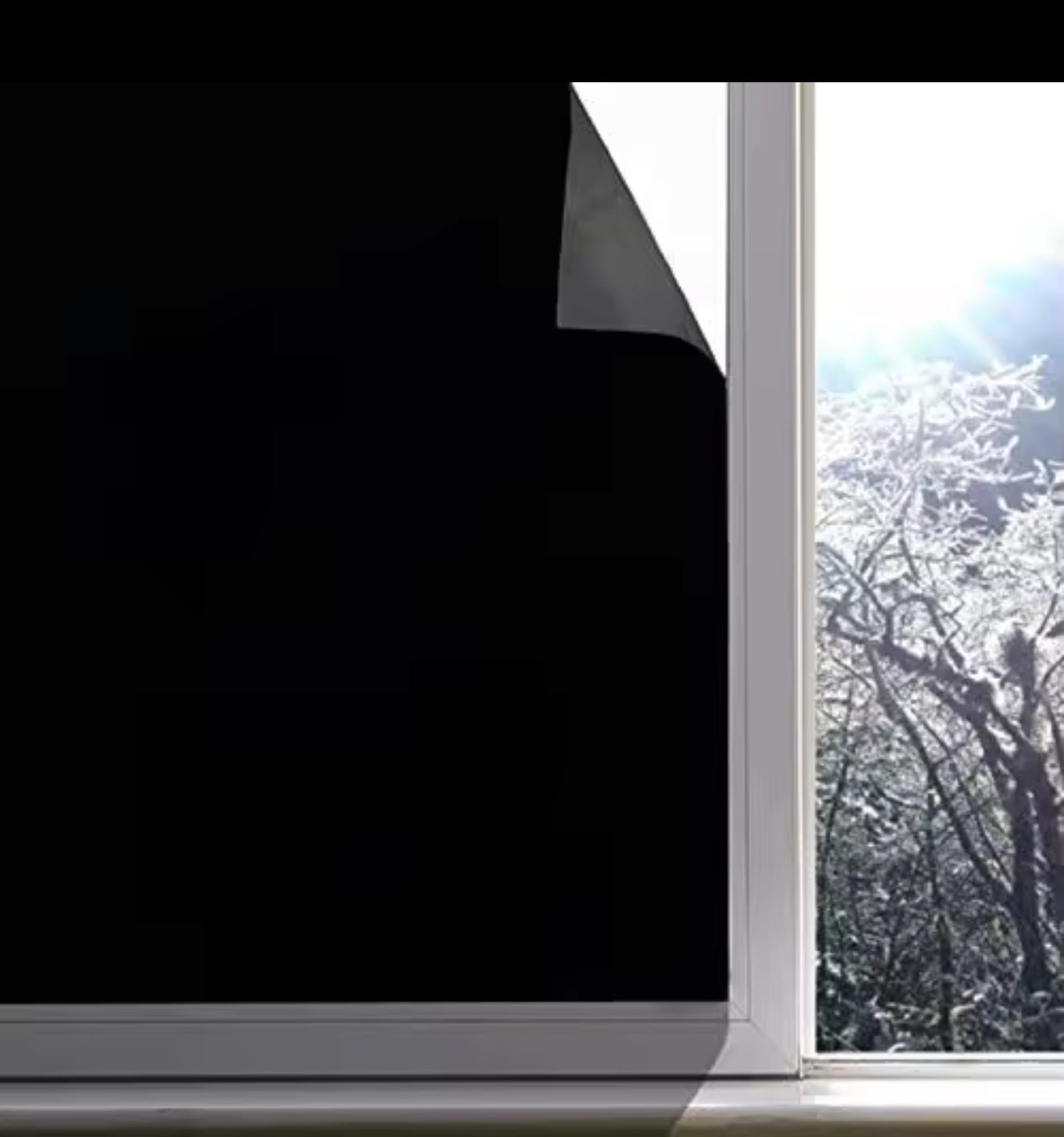 Static Blackout Window Film