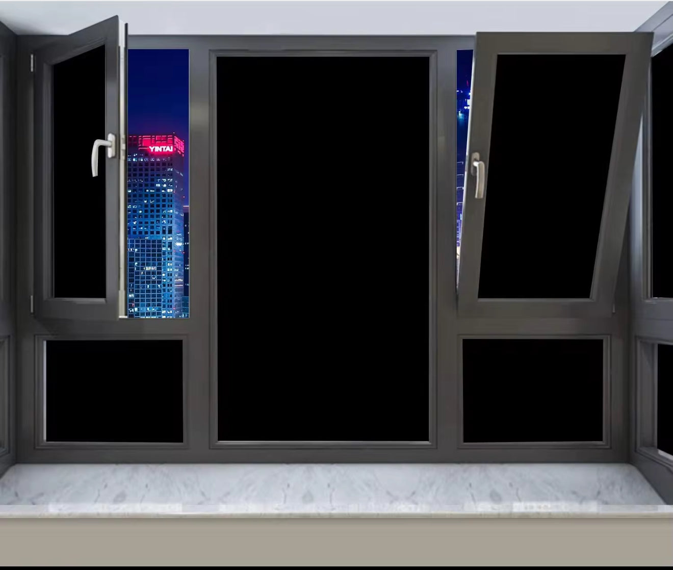 Static Blackout Window Film
