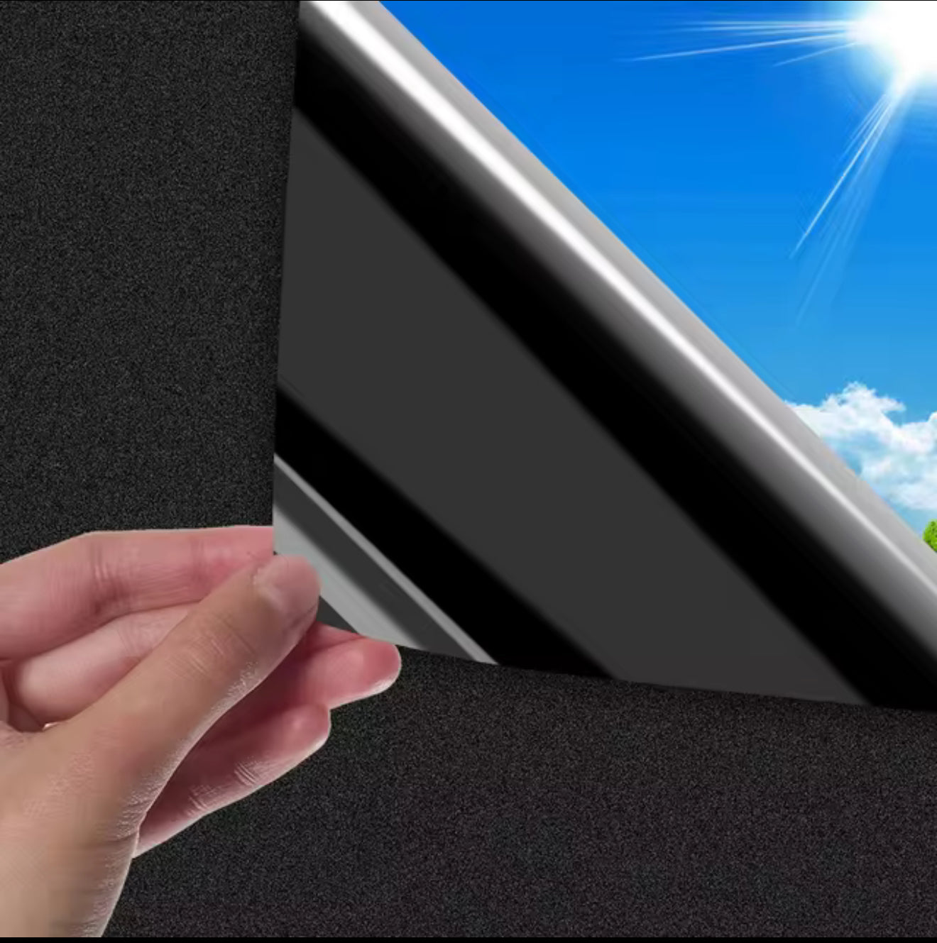 Static Blackout Window Film